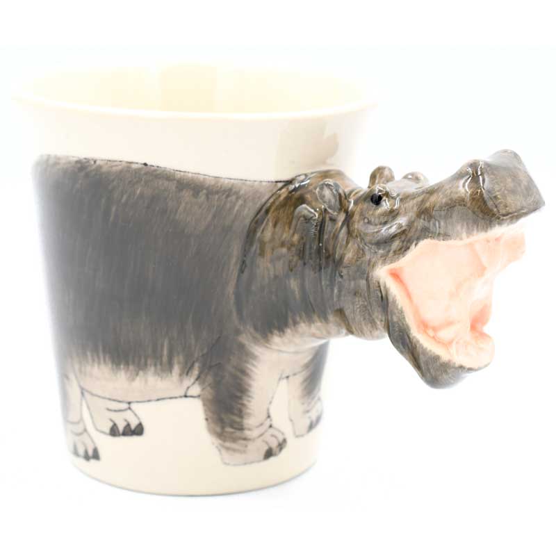 Hippo - Nilpferd / Porzellan - Keramiktasse Hippo - Nilpferd / Porzellan - Keramiktasse