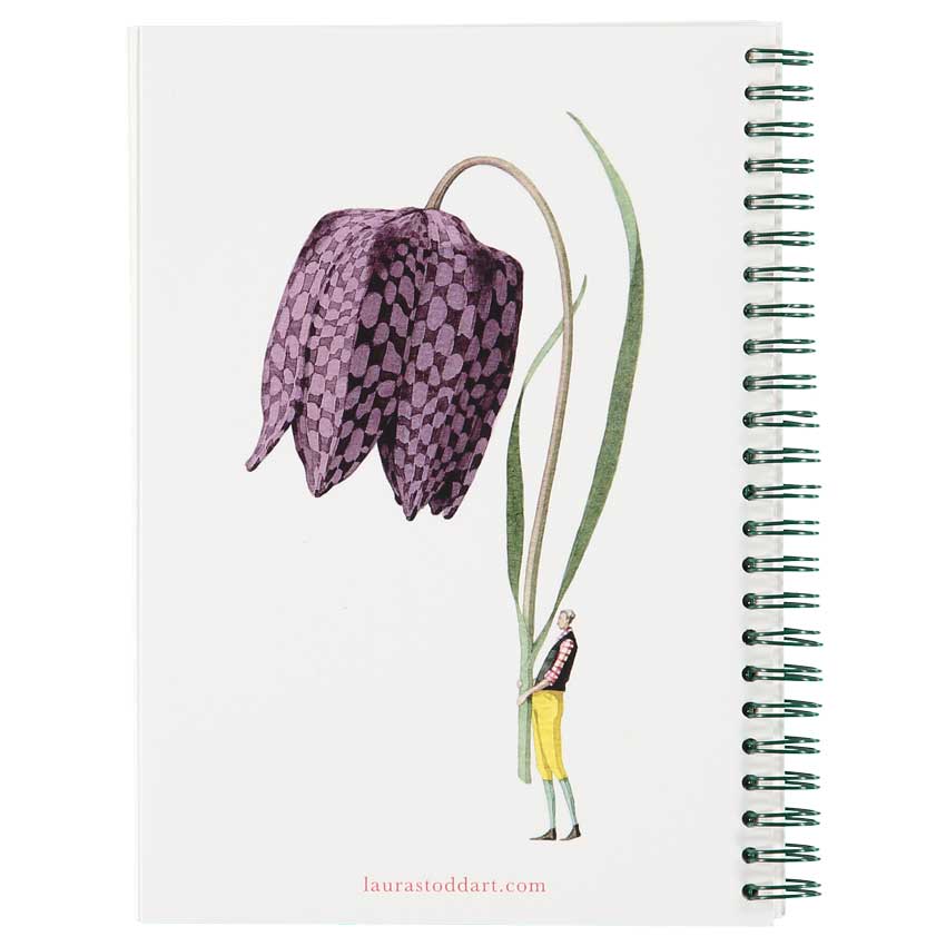 Notizbuch / Notebook "IN BLOOM", Format DIN A5 von Laura Stoddart 