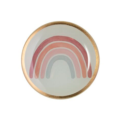 Love Plates - Glasteller "Regenbogen" von Gift Company