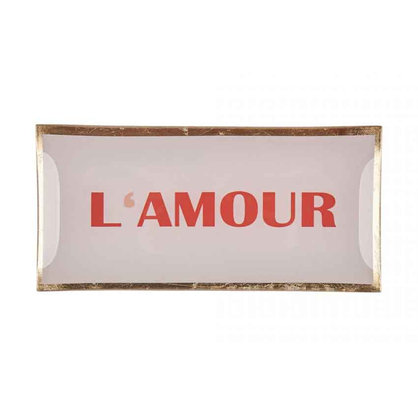 Love Plates - Glasteller "L'amour" von Gift Company