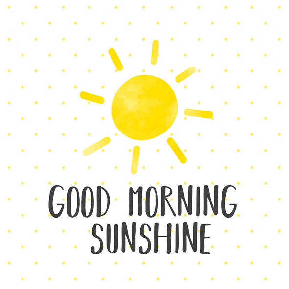  "Good Morning Sunshine", große Papierservietten von PPD