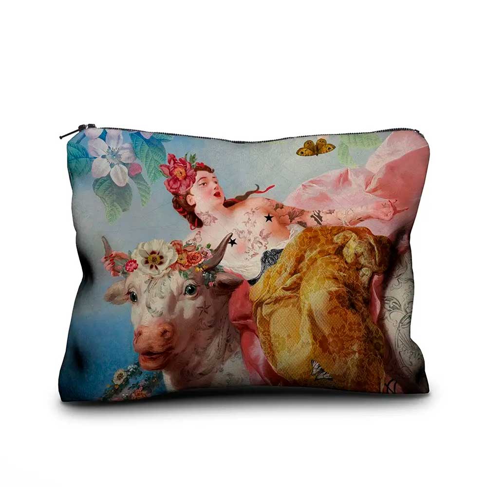 Samt Täschchen  "La Vache" von Voglio Bene